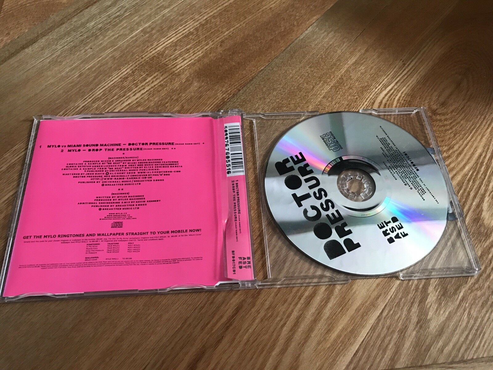Mylo Vs Miami Sound Machine Doctor Pressure Cd Single 6b