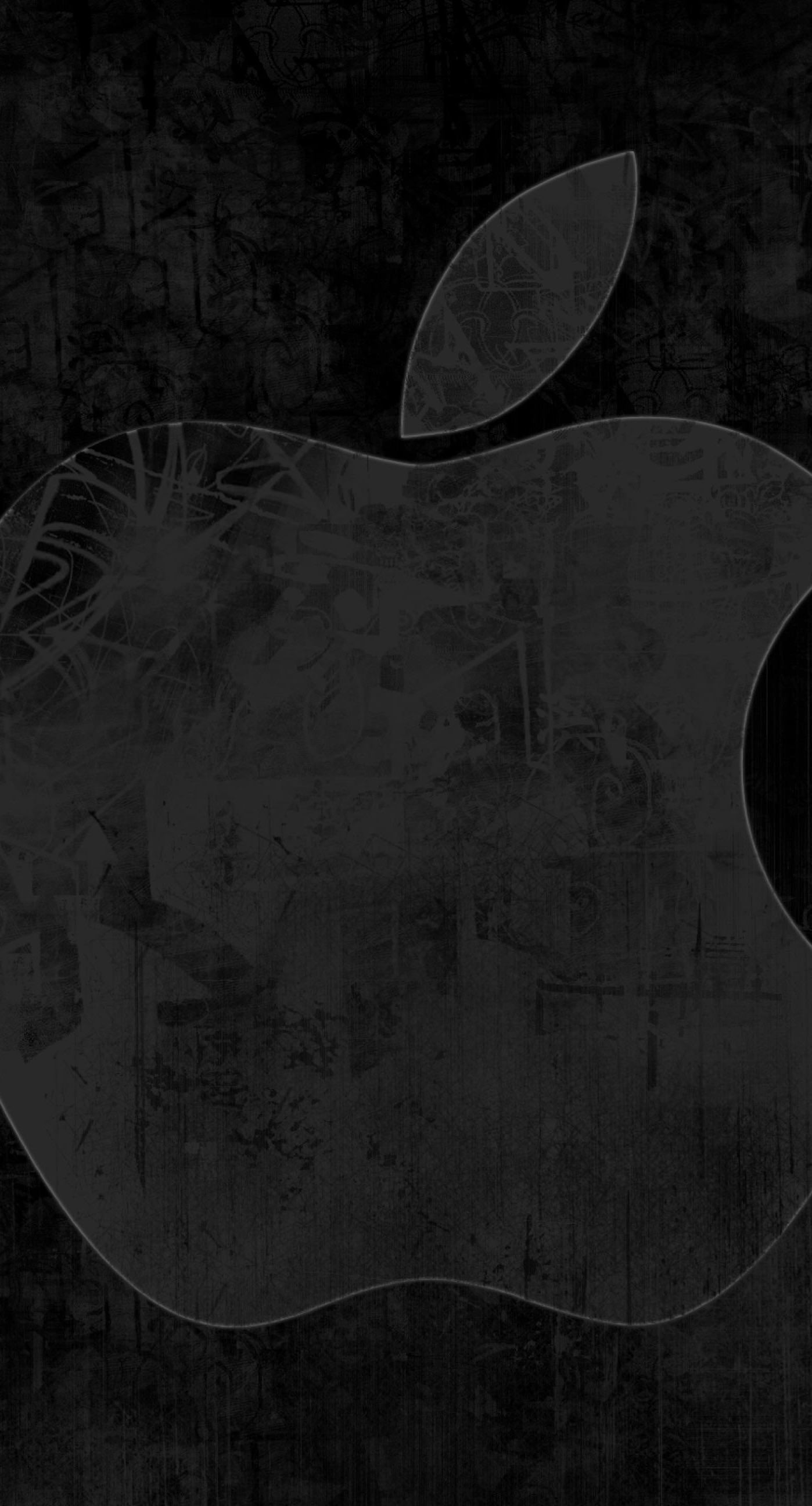 Apple Black Wallpaper Sc iPhone7plus