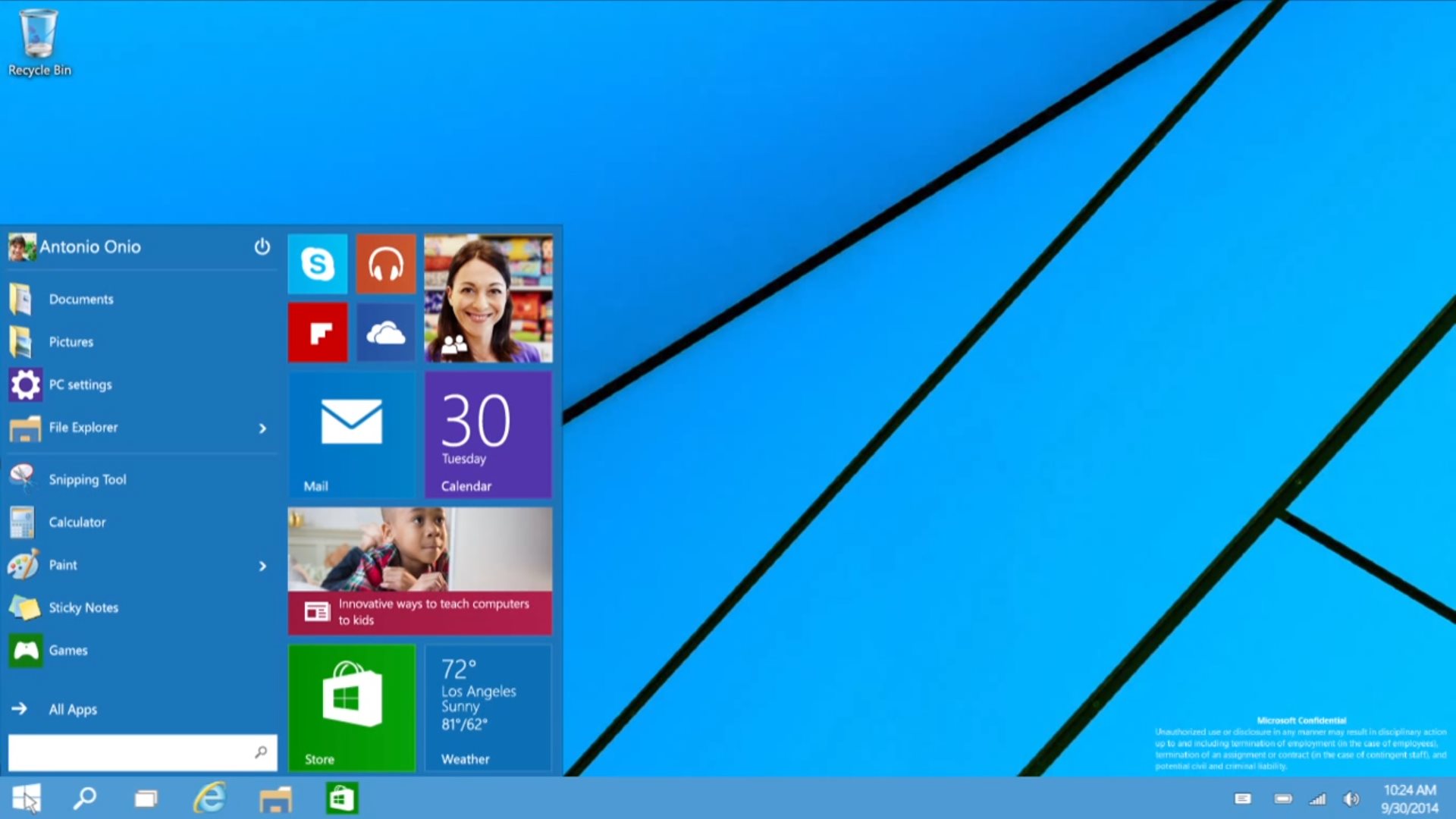 Windows 10 Charms Bar Removed No Start Screen For Desktops
