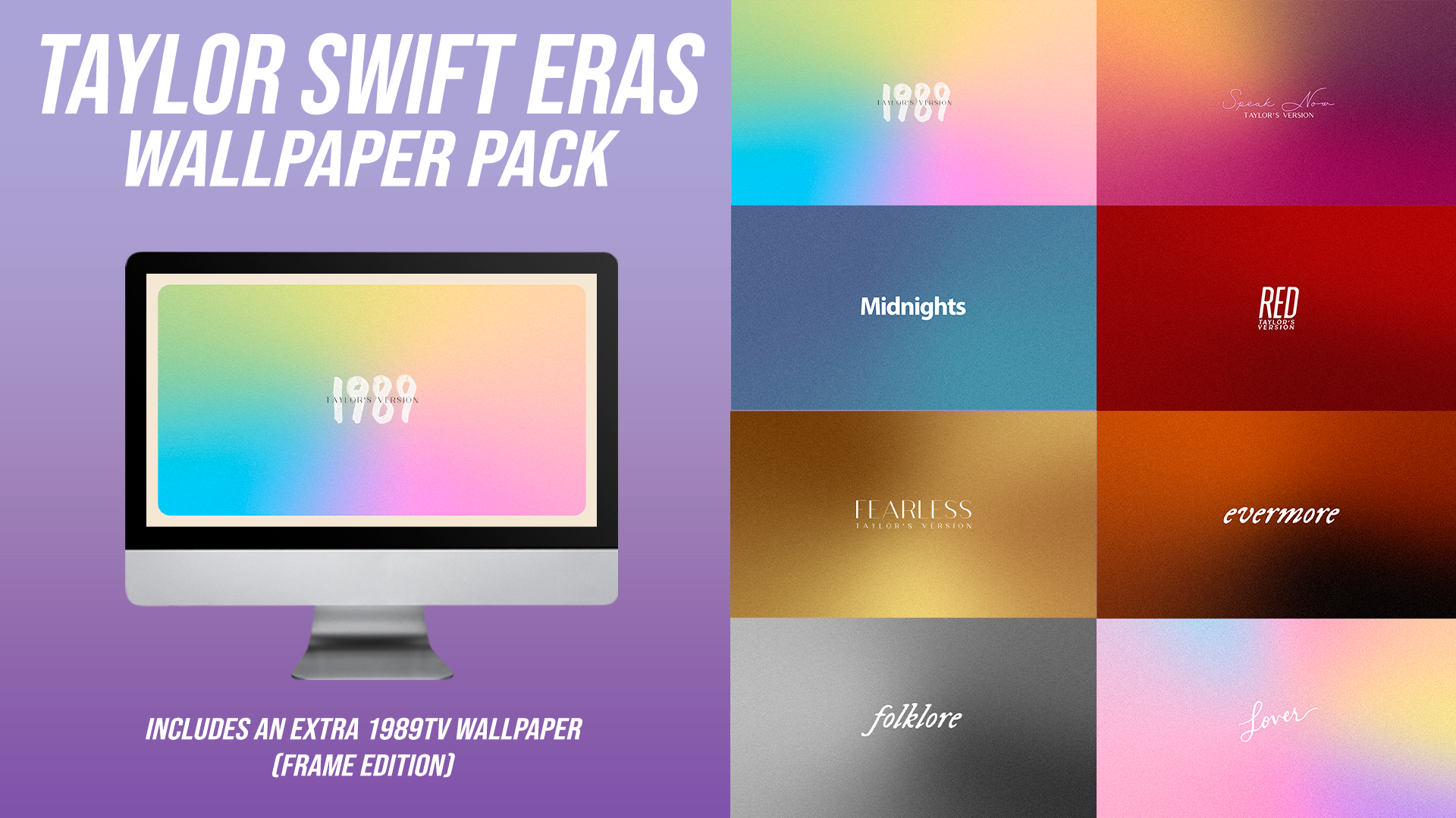 Taylor Swift Eras Wallpaper Pack By Lucerolh