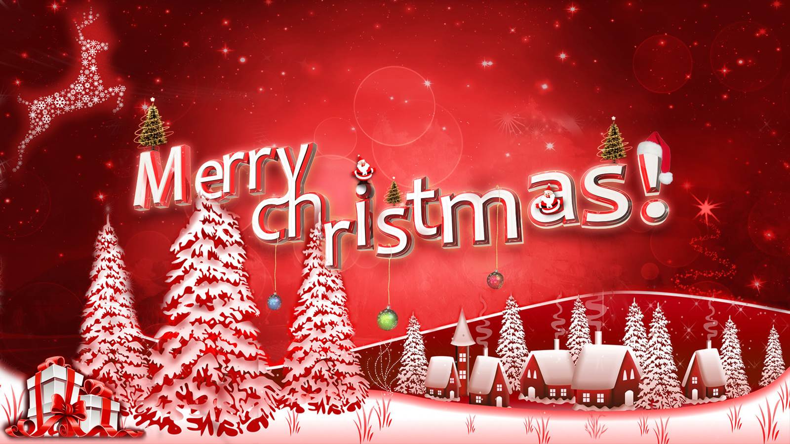 Christmas Day Wallpaper Merry Greetings Cards