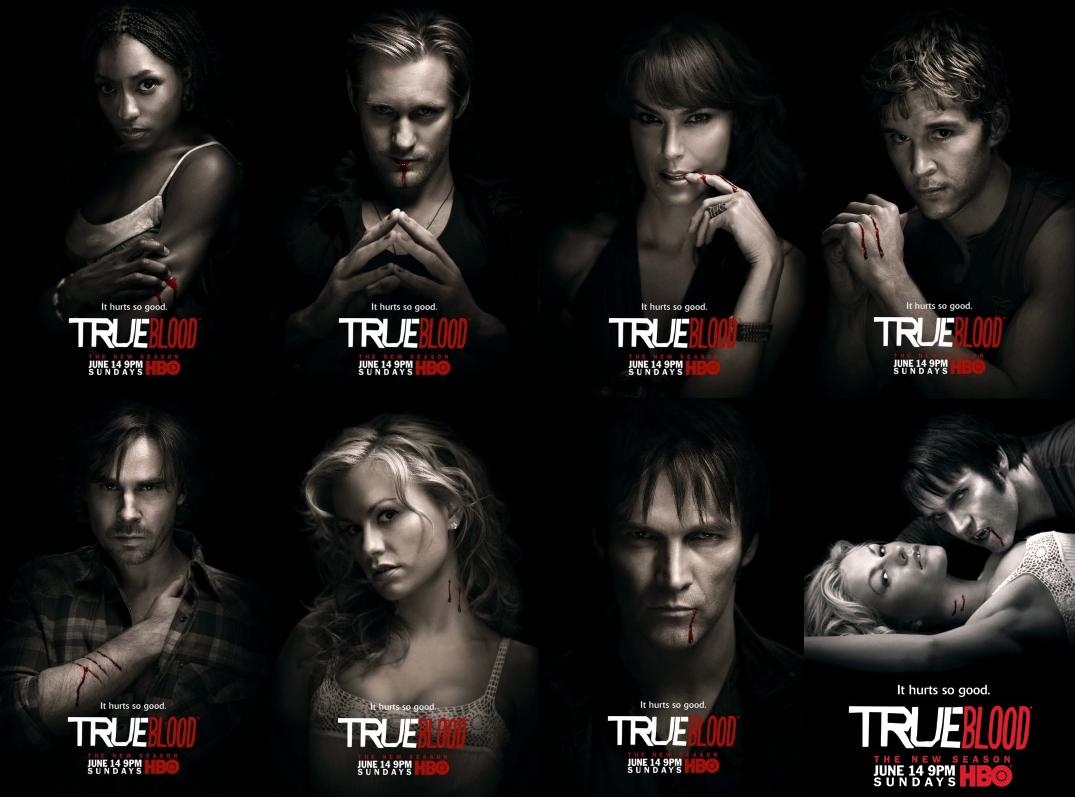 True Blood Fan Graphics Season Poster Wallpaper