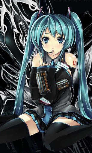 View bigger   Hatsune Miku live wallpapers for Android screenshot