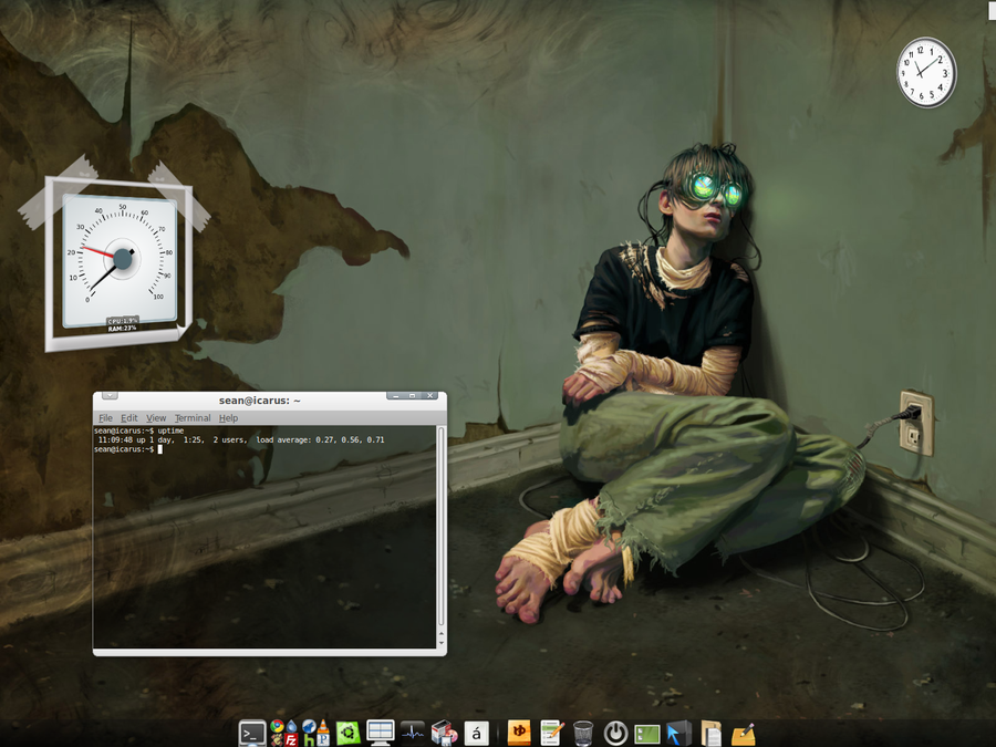 Steampunk Desktop by archaeobibliologist on