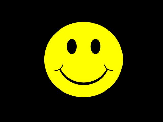 happy smiley face faces black background acid house Normal