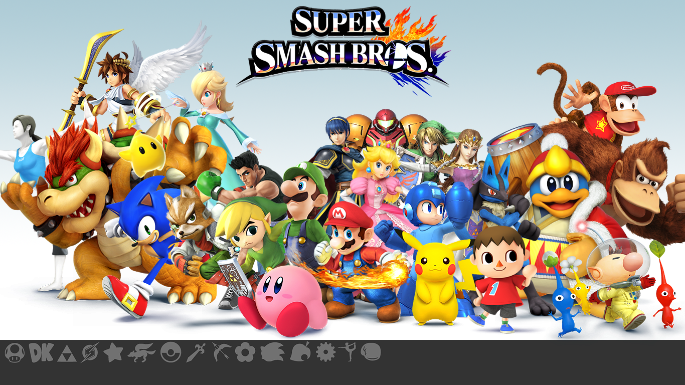 Super Smash Bros Wii U 3ds Wallpaper By Marcos Inu