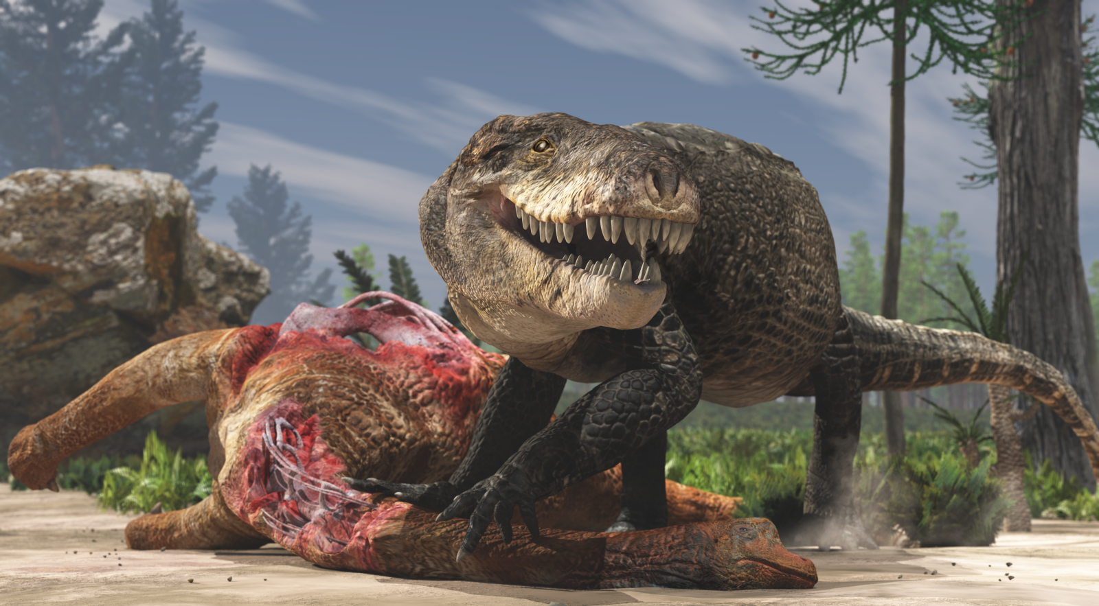 Prehistoric Crocodile Had Giant T Rex Teeth Million