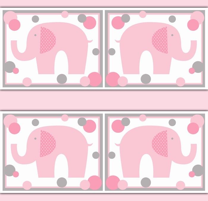 Free download Pink Grey Polka Dot Wallpaper Border Decals Baby Girl