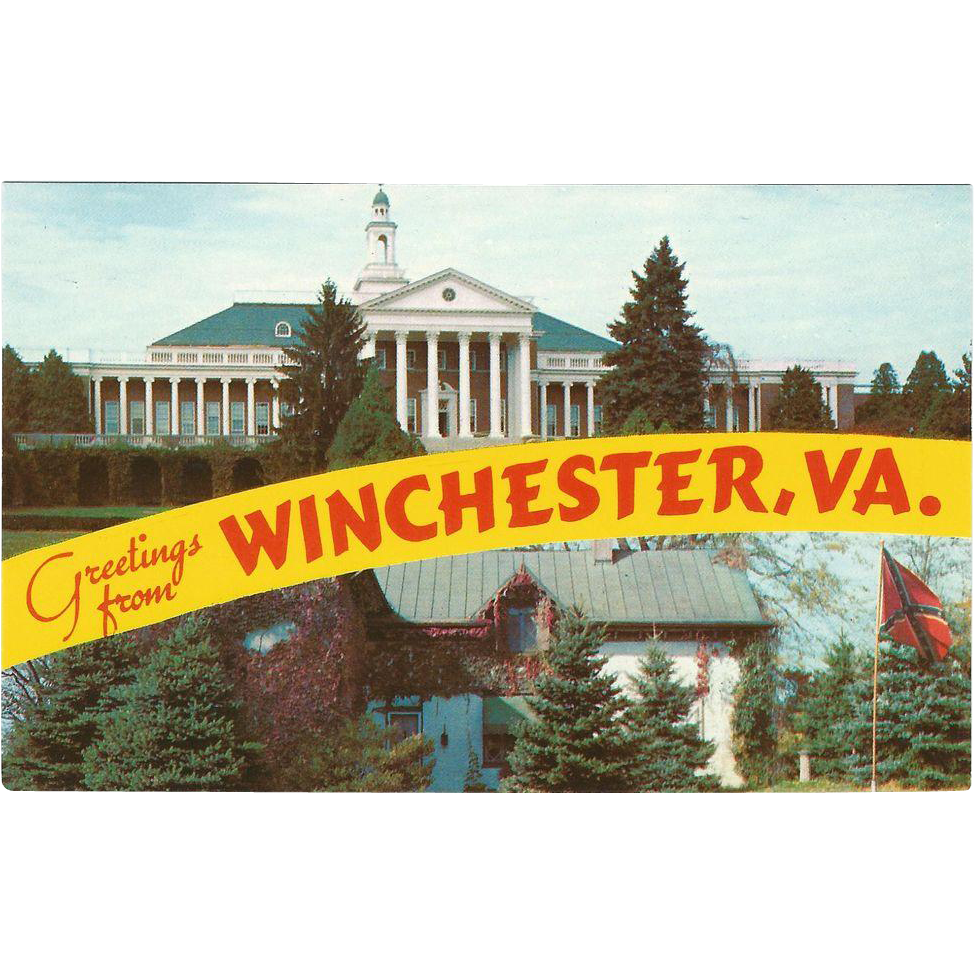 Winchester Virginia Vintage From Rachelsattic On Ruby Lane
