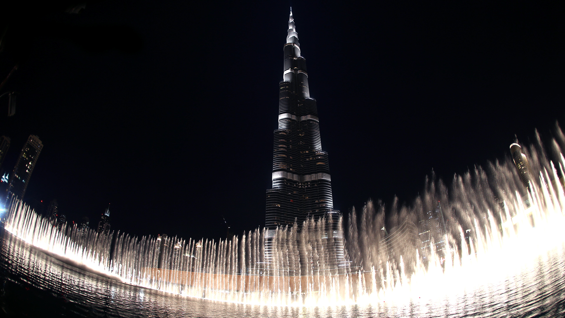 Burj Khalifa The Dubai Fountain Wallpaper HD
