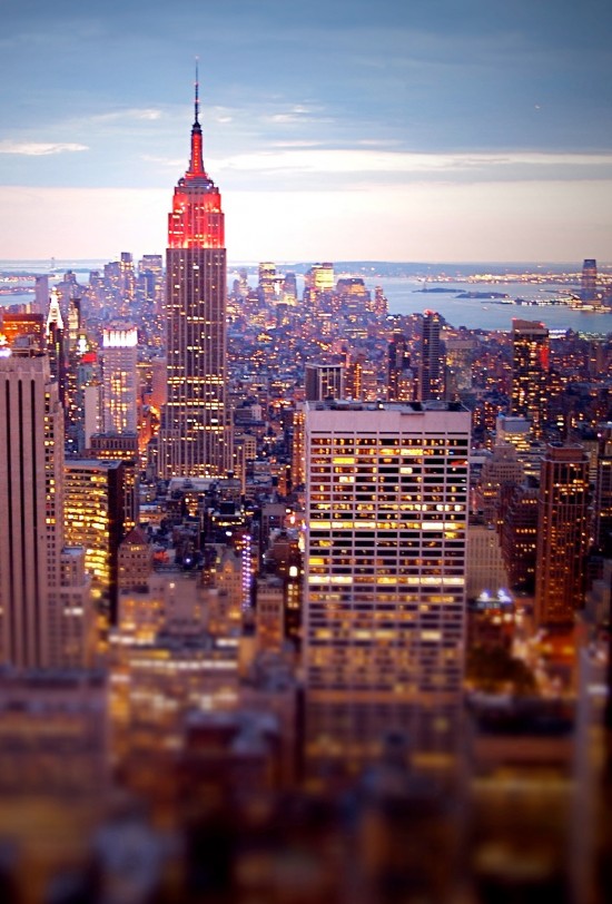 New York City iPhone 5s 5c Wallpaper Parallax Tilt Shift