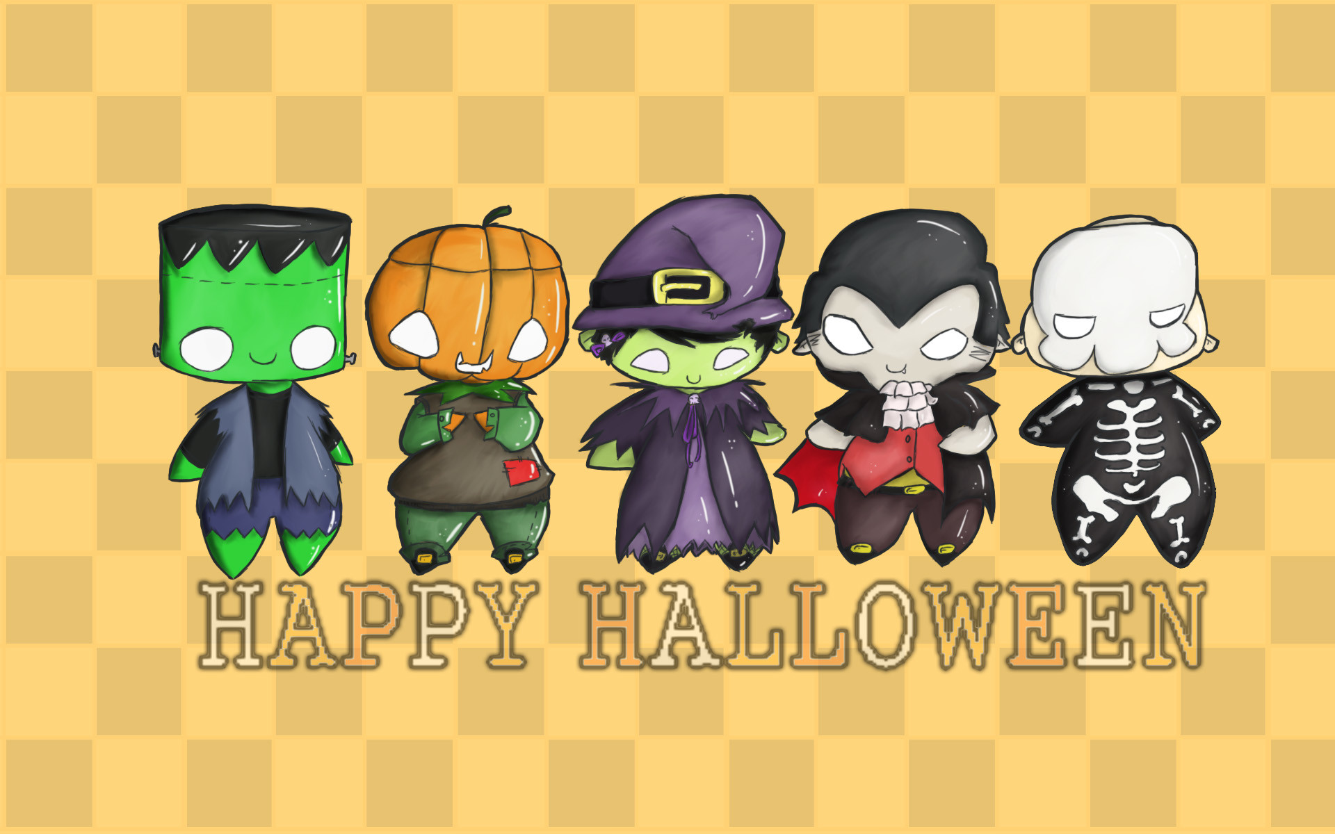 Kawaii Halloween Wallpaper