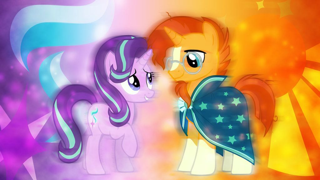 Sunburst And Starlight Glimmer Wallpaper By Sketchmedia Deviantart