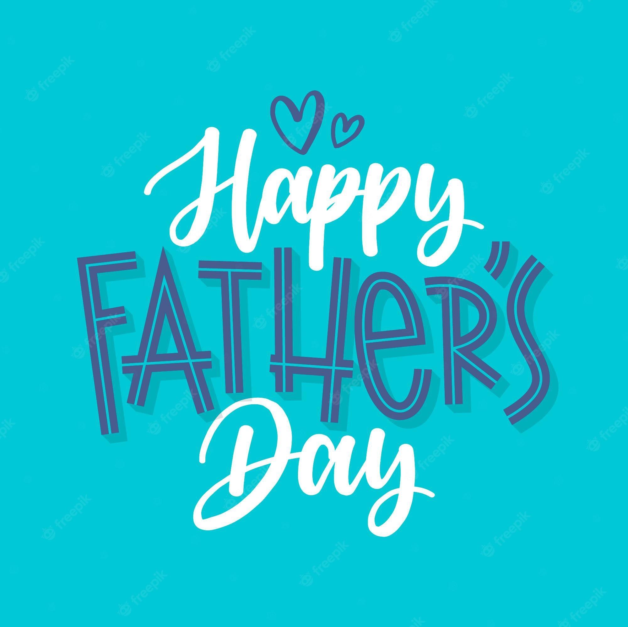 Happy Fathers Day Calligraphy Image On Pik