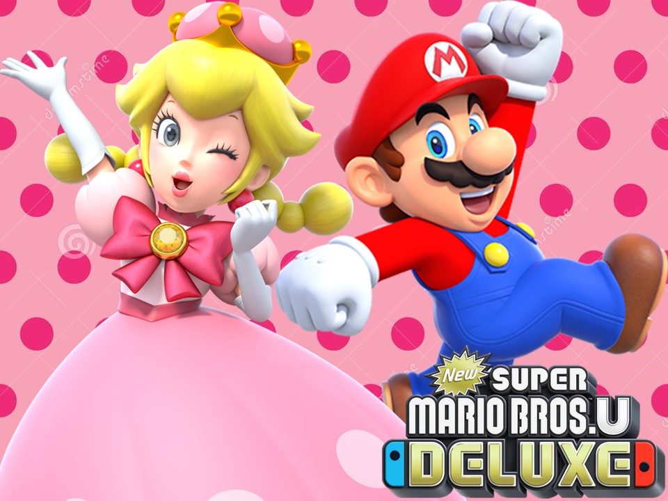 Peachette X Mario New Super Bros U Deluxe By