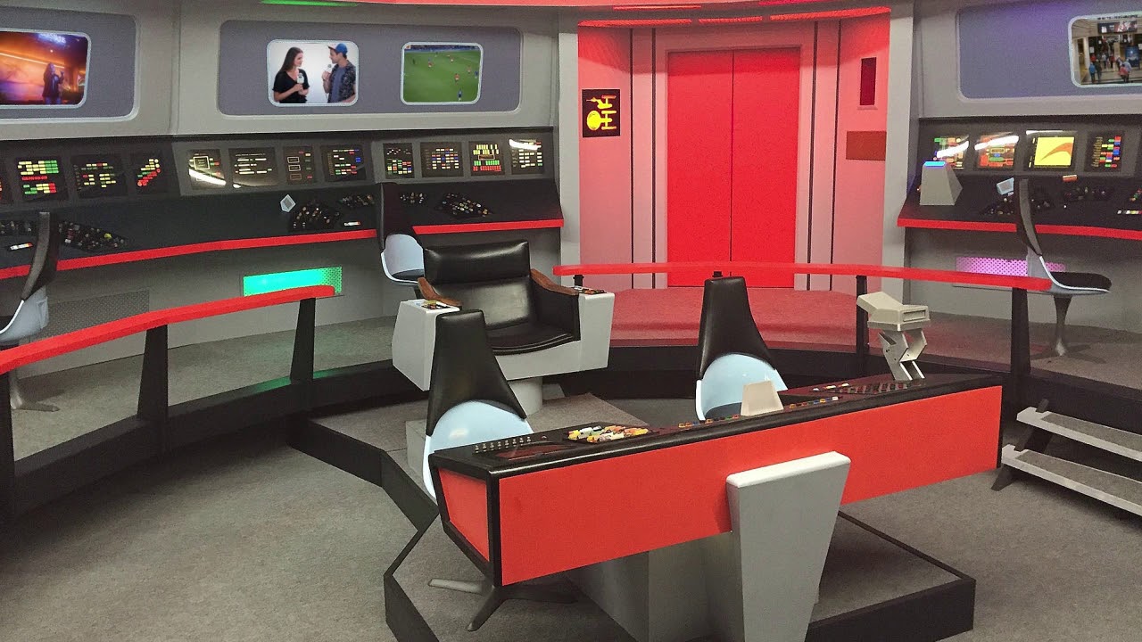 Star Trek Uss Enterprise Bridge Virtual Background Video For Zoom
