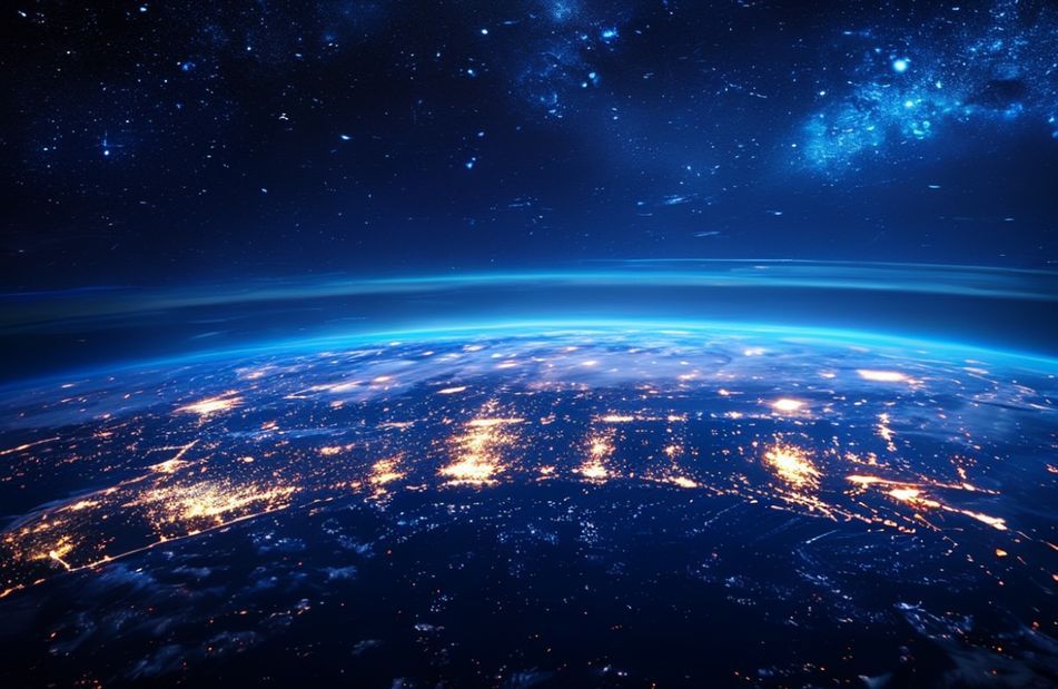Earth At Night Wallpaper HD