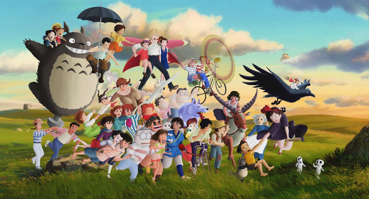 Studio Ghibli Characters by Ficklestix