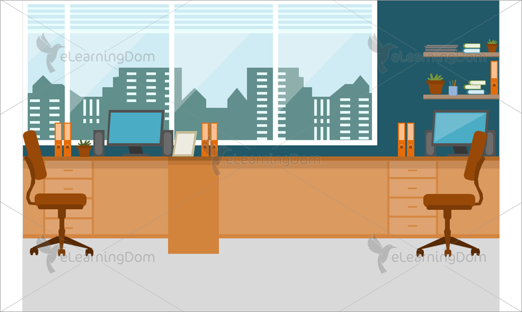 Articulate Storyline Illustrated Background For Instructional
