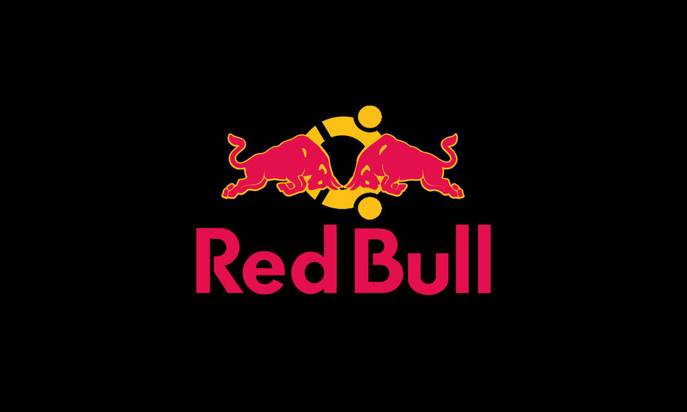Ubuntu Red Bull Wallpaper
