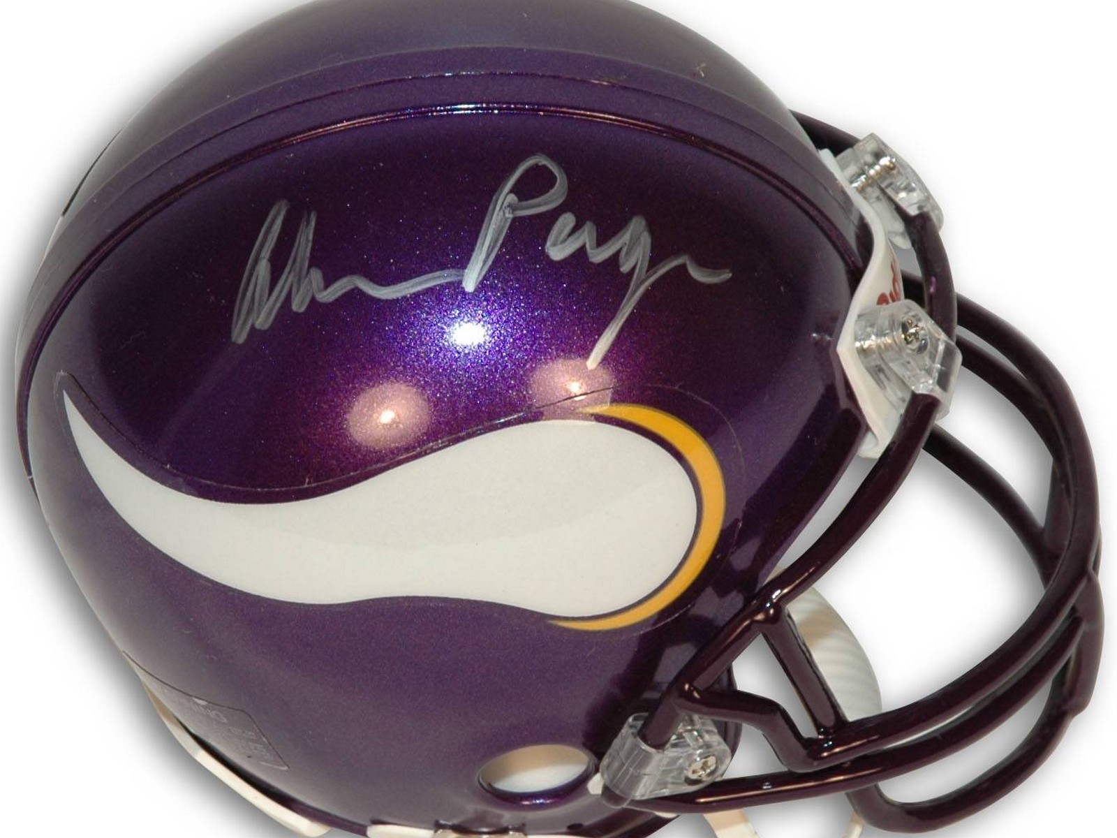 Nfl Minnesota Vikings Alan Signed Helmet Desktop