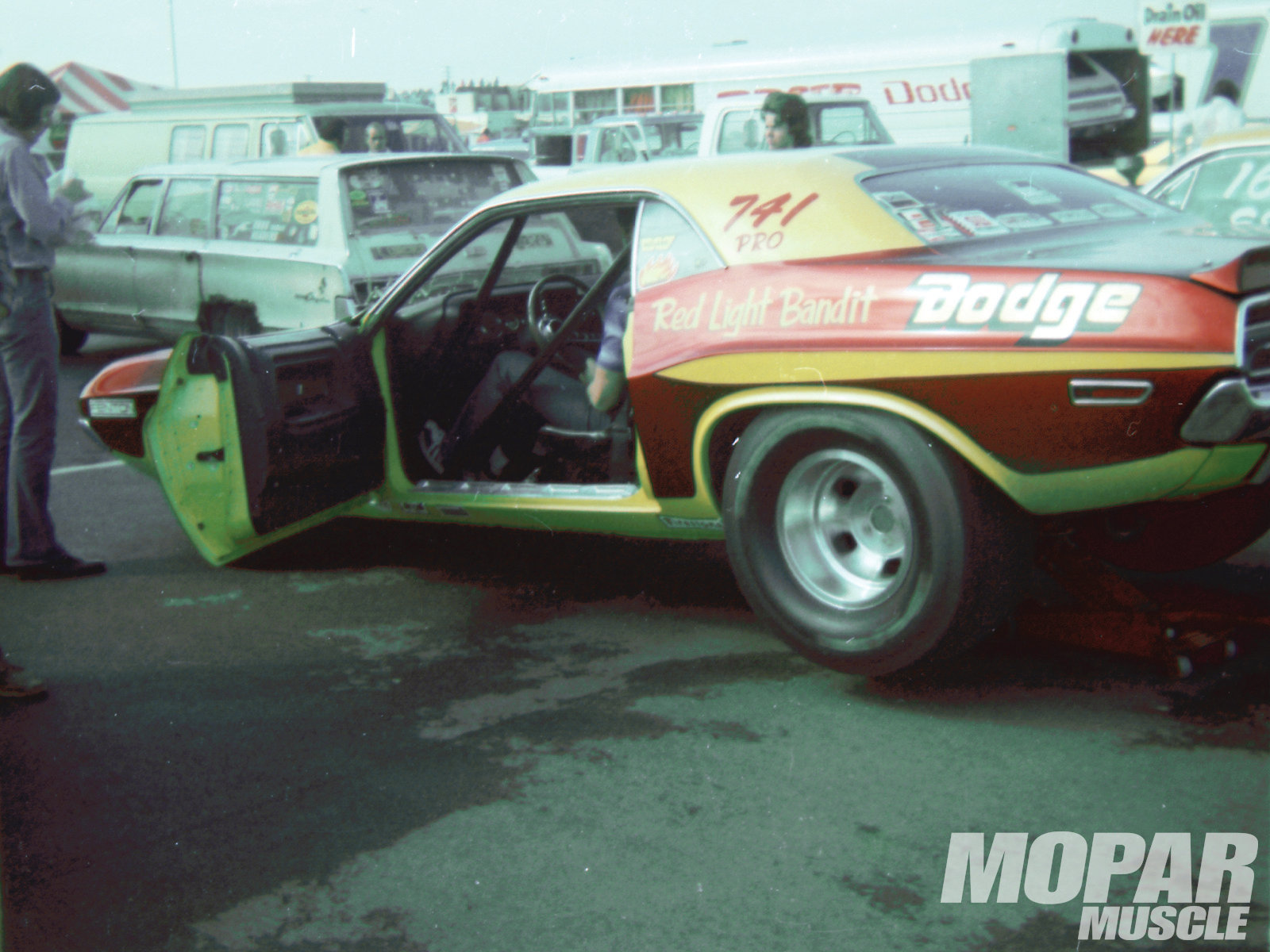 Vintage Mopar Drag Racing Photography Challenger