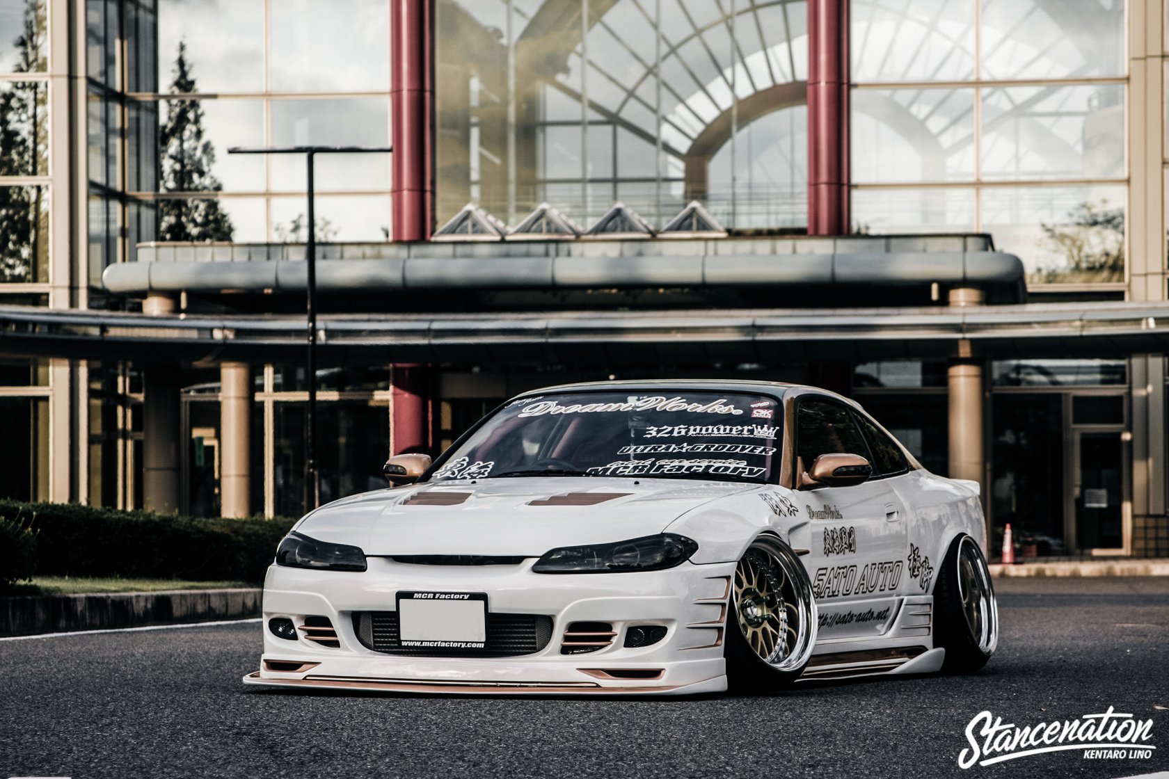 Nissan Silvia S15 White Coupe Cars Modified Wallpaper