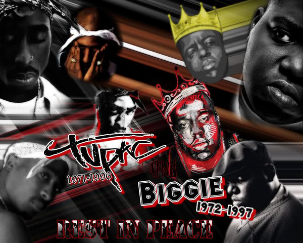 wallpaper for tupac and biggie by gjpg