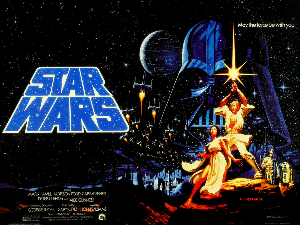 Star Wars A New Hope Wallpaper Stock Photos