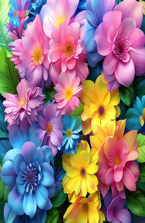 3d Flower Wallpaper