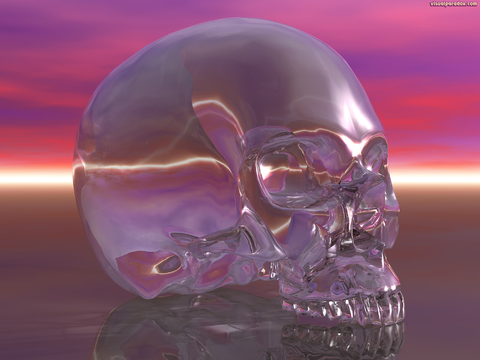 Artistic Skulls Wallpaper Crystal Skull
