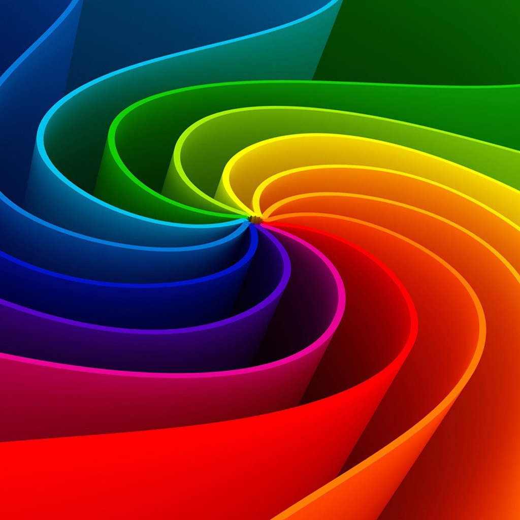 3D Abstract Rainbow iPad Wallpaper Download iPhone Wallpapers iPad