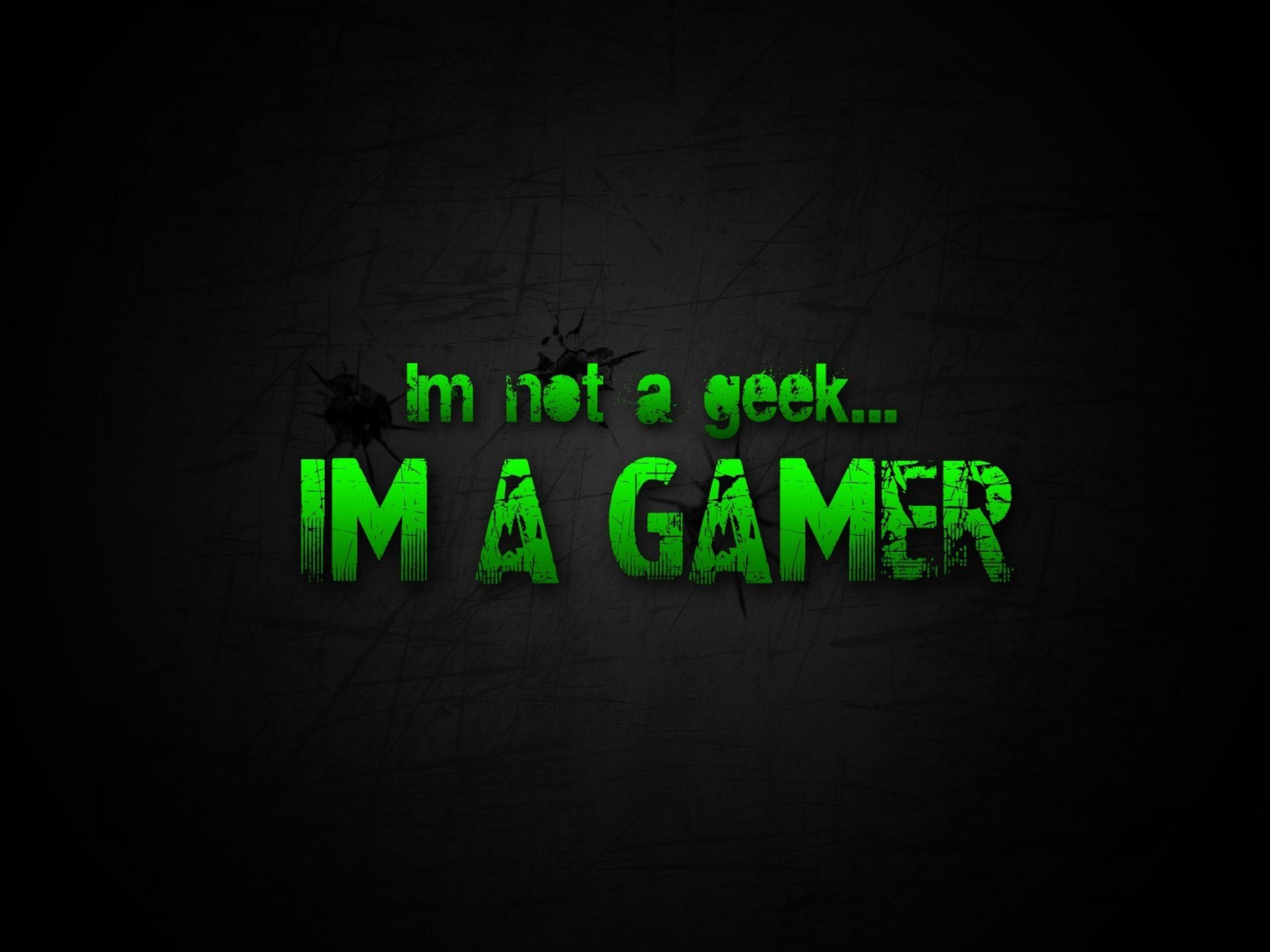Geek Green Video Games Black Nerd Scratches Gamers Bullets Gamer