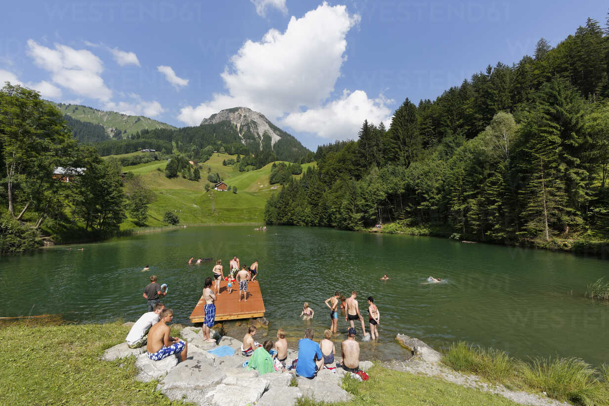 Austria Vorarlberg Biosphere Reserve Great Walser Valley Lake