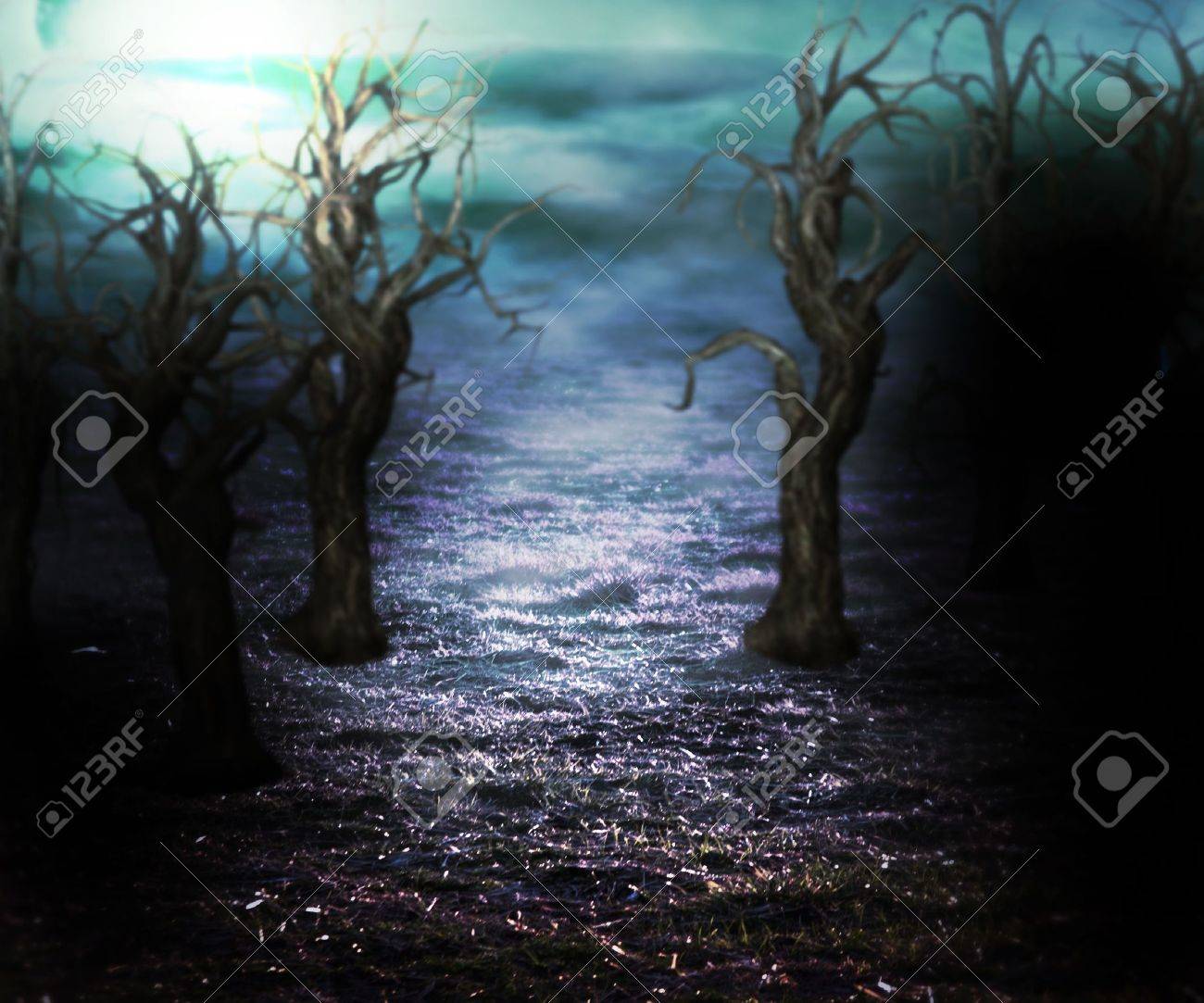 Dark Fantasy Background Stock Photo Picture And Royalty