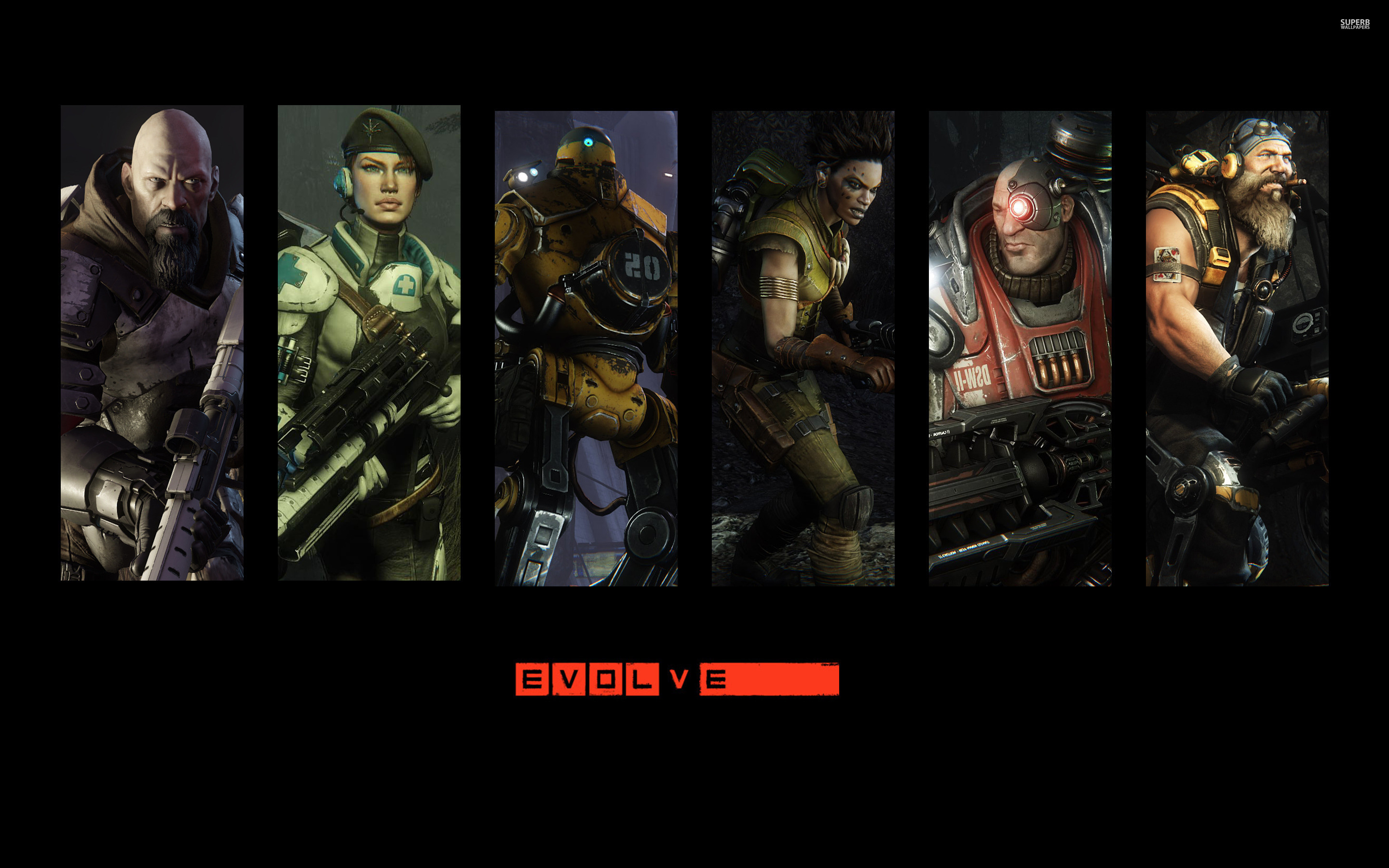 Elite Team Of Hunters Evolve Game HD Wallpaper