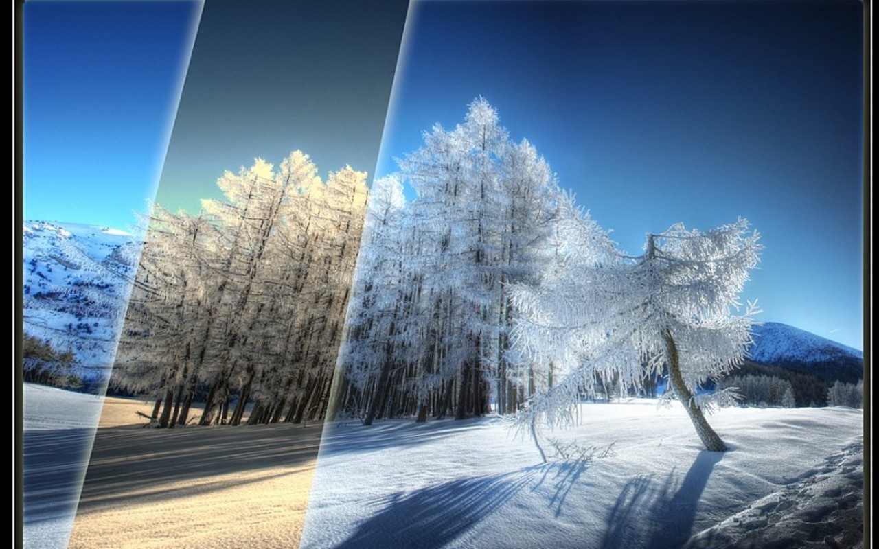 Beautiful Winter Scenery Wallpaper HD