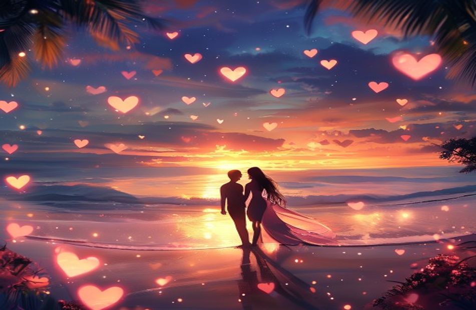 Romantic Love 3d Wallpaper