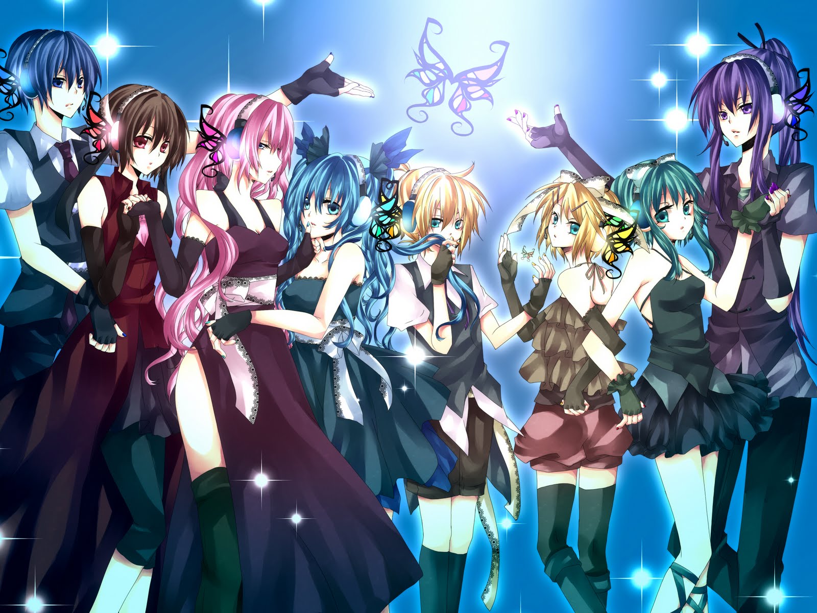 The Anime Set Vocaloid Wallpaper HD