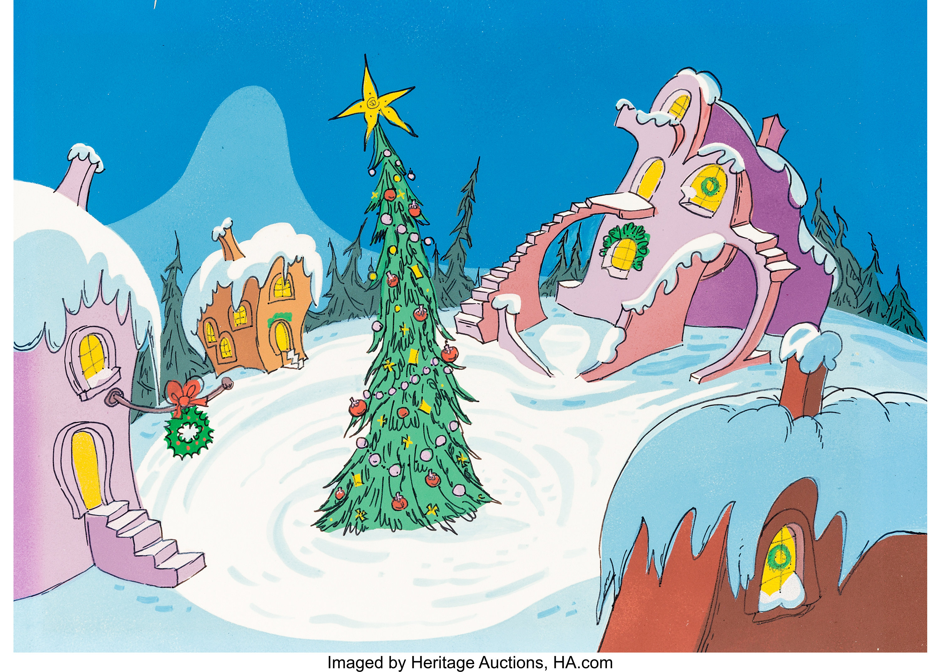  Download How The Grinch Stole Christmas Whoville Tree Preliminary By 