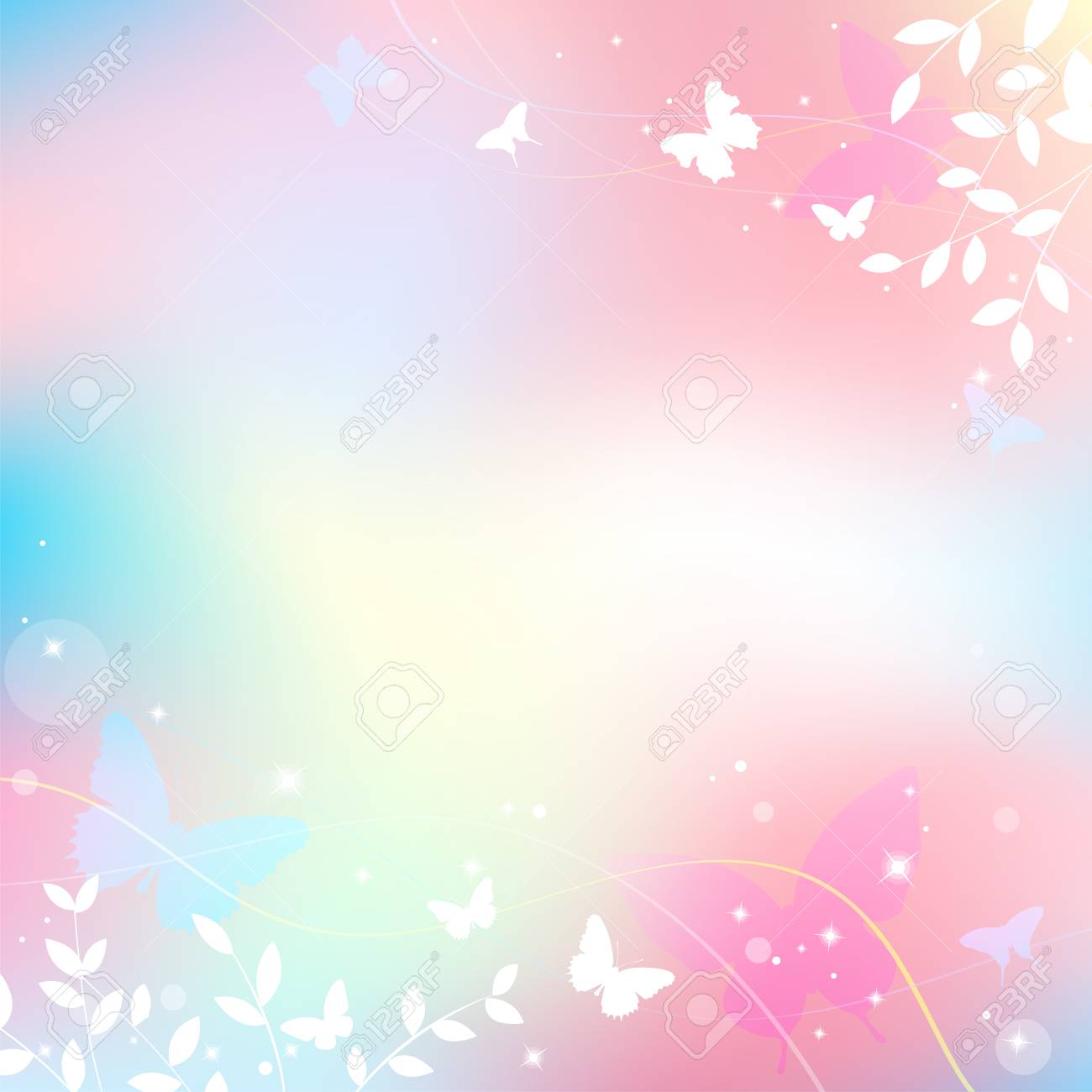 Abstract Spring Summer Background In Light Pink Pastel Color