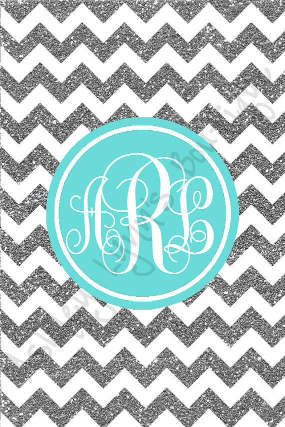 iPhone Monogram Wallpaper Glitter And From Nreese47 On