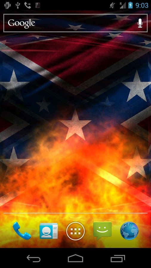 Rebel Flag With Thunder And Fire Effect There Are Lots Of