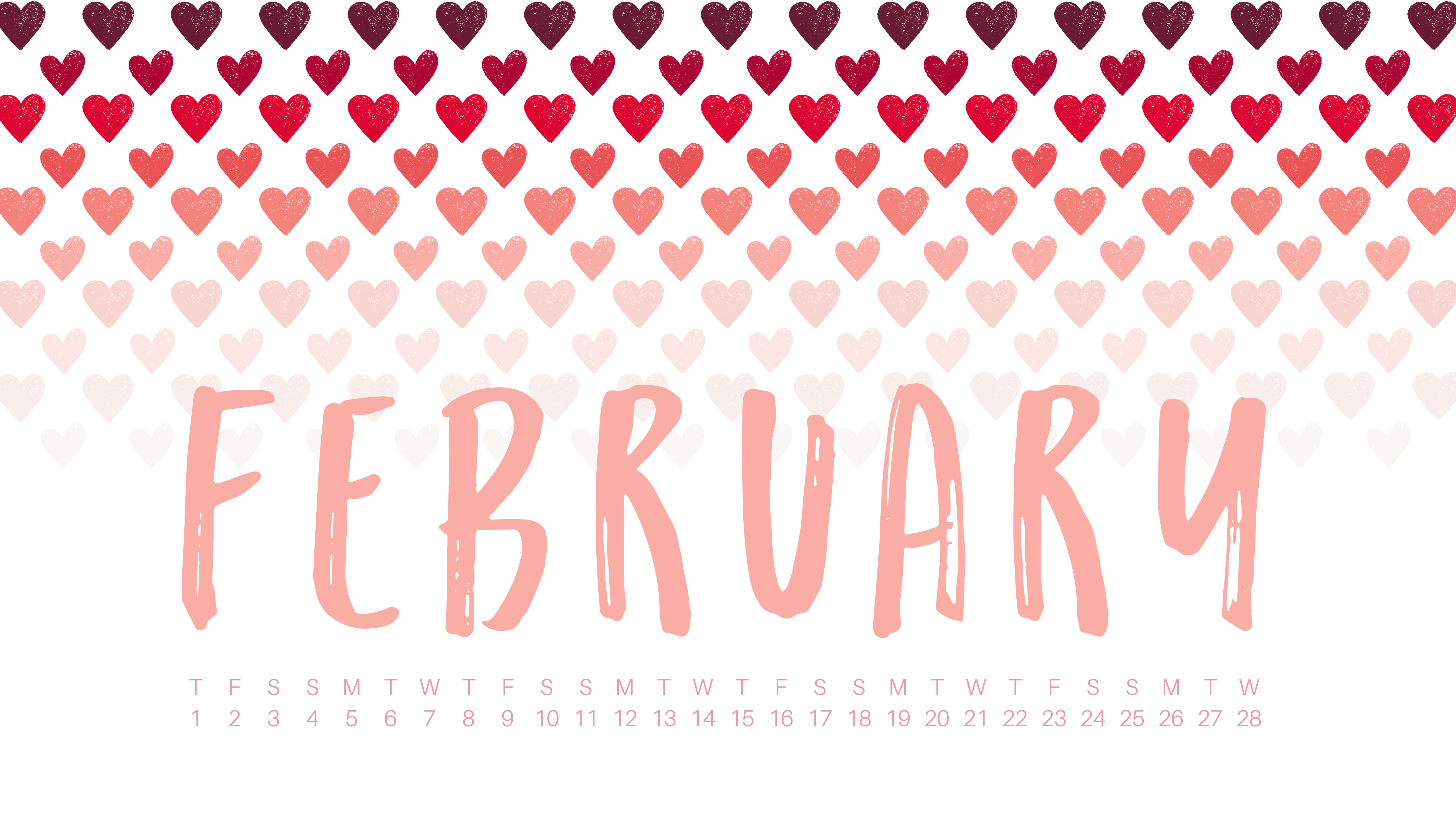February 2023 Calendar Wallpaper  Sarah Hearts