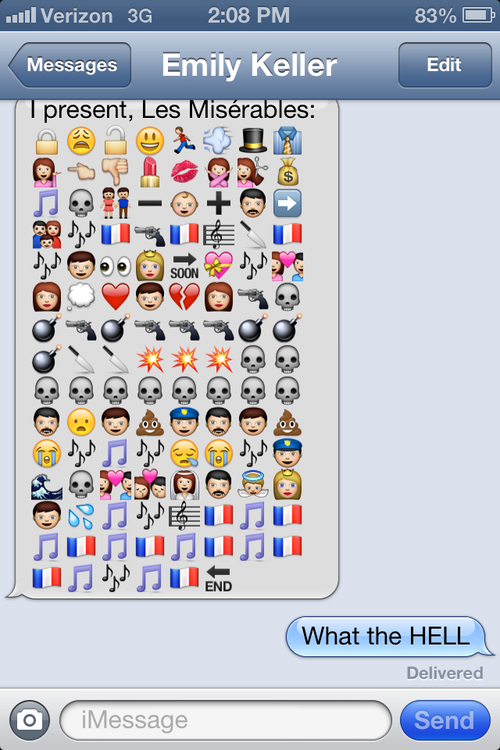 Funny Emoji Texts Messages Art