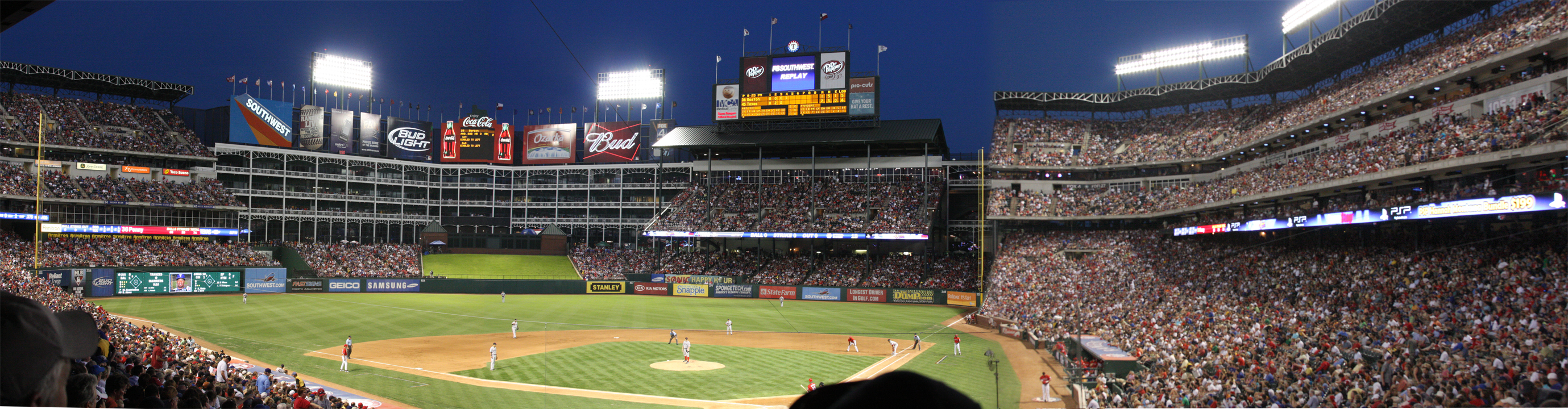 Texas Ranger Stadium by iballoon on