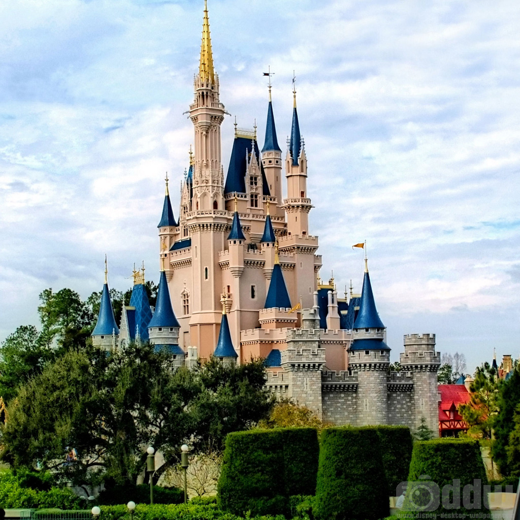 Cinderella Disney Castle iPad Wallpaper Cute