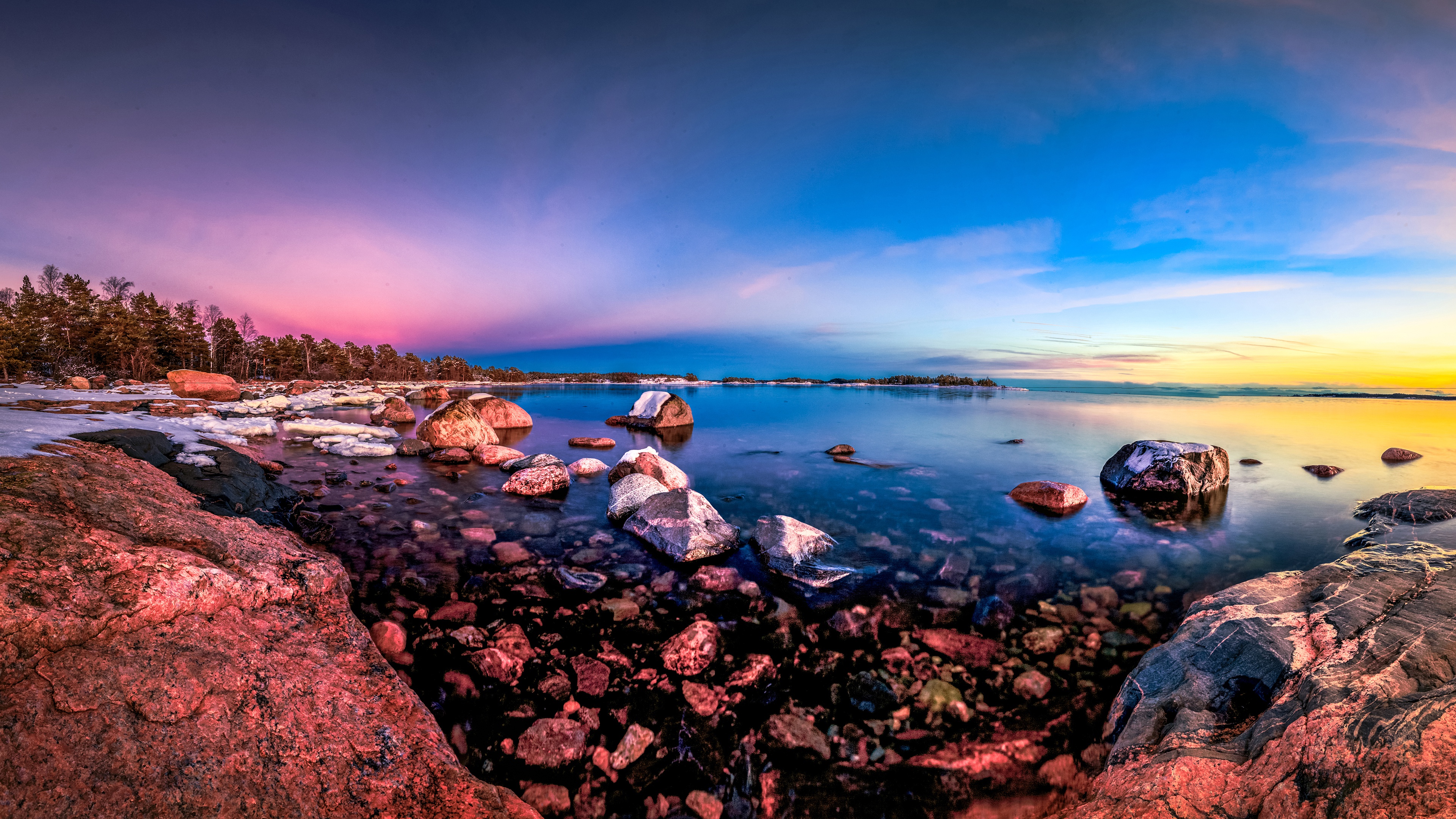 Vibrant Nature Ocean 4k Wallpaper HD Image Photos