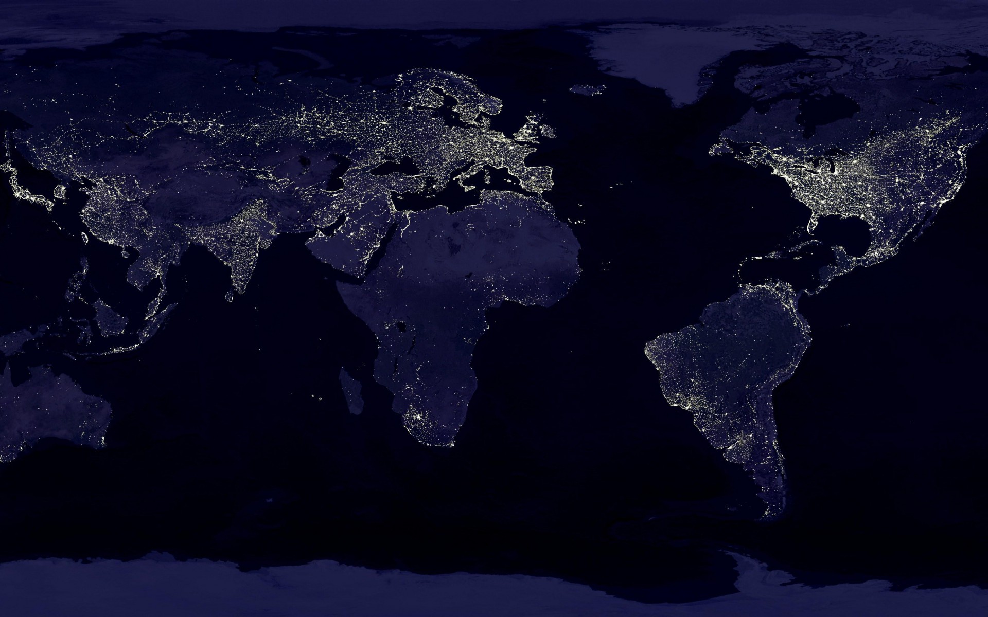 [47+] Earth at Night Desktop Wallpaper on WallpaperSafari