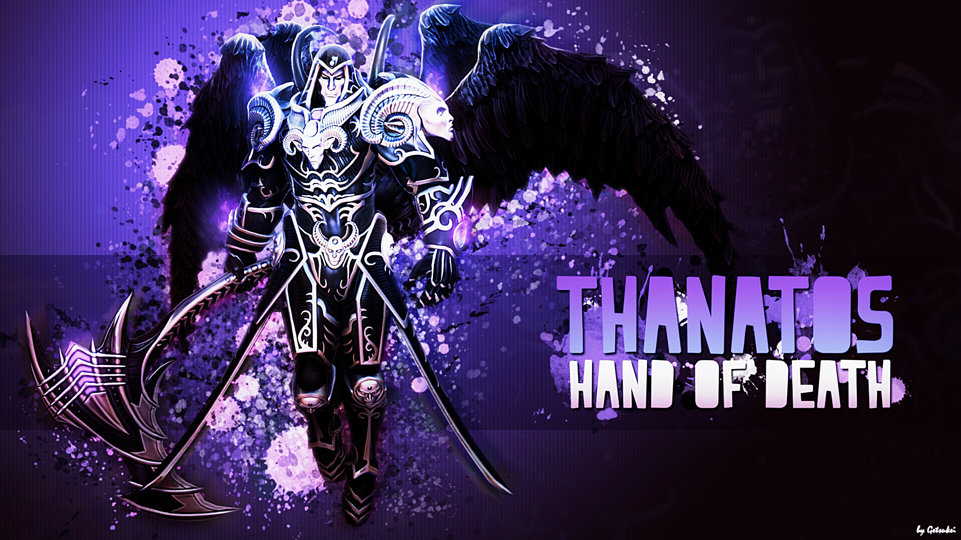 Thanatos Hand Of Death Wallpaper HD By Getsukeii